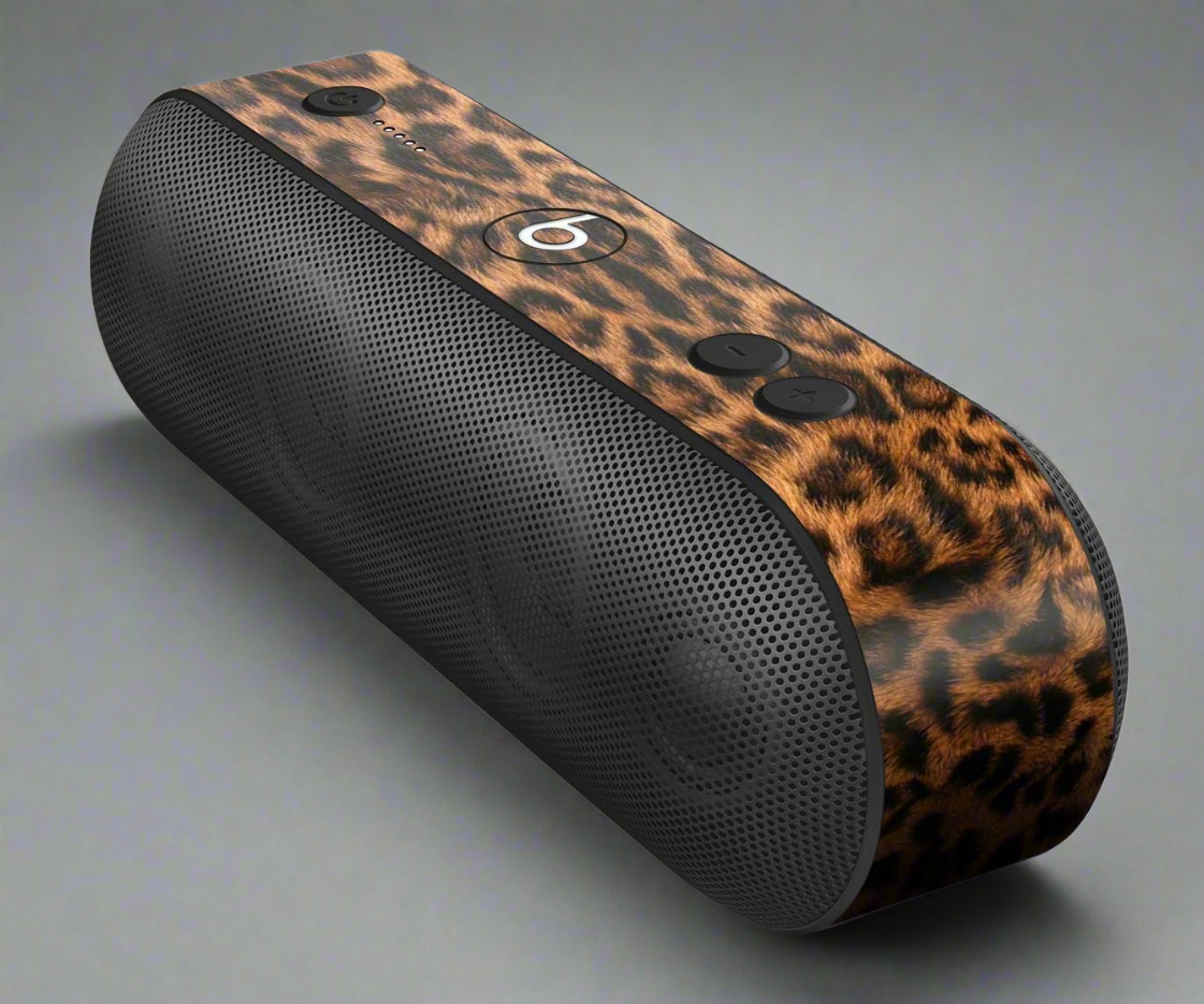 Mirrored Leopard Hide - Full Body Skin Decal Wrap Kit for Beats by Dre